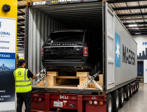 Vehicle Safety: The 4-Point Securement System for Houston to Nigeria Car Shipping